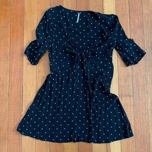 Free people polka dot mini dress/tunic